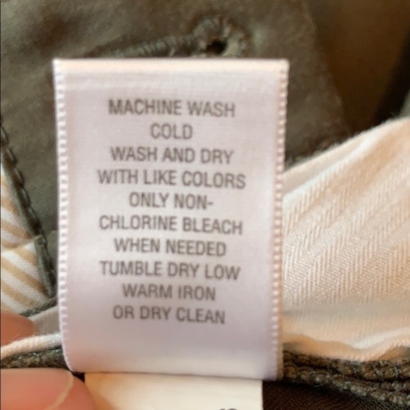 Banana Republic Washed Satin Crop Trouser - Dark Green, size 6 - Picture 5 of 8